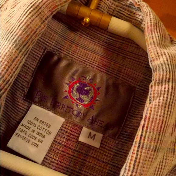 Vintage The Territory Ahead Sure Soft Corduroy 100% Cotton Button Up Shirt - Picture 3 of 3